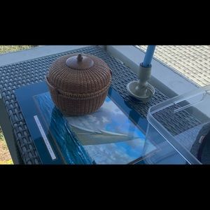 beautiful handmade Nantucket basket  purchased @ Cape Cod museum in Barnstable